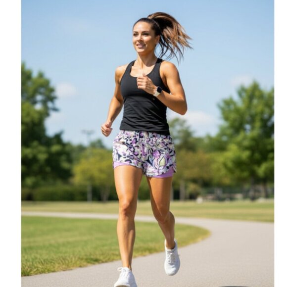 AVIA Floral Running Shorts New Size XL - Picture 1 of 7